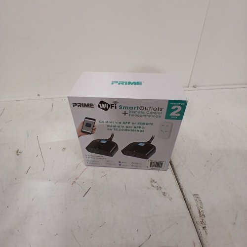 2PK PRIME OUTDOOR WIFI APP CONTROLLED SMART OUTLETS WITH REMOTE CONTROL COMPATIBLE WITH ALEXA & GOOGLE HOME - BLACK (MODEL: 1829553) image 4
