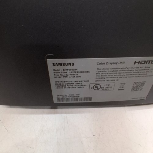 SAMSUNG ODYSSEY OLED G5 27" GAMING MONITOR, 2560 X 1440 QHD - 180HZ - 1MS - BLACK (MODEL: S27FG502SN) image 13