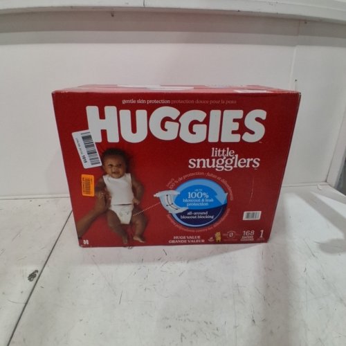 168PK HUGGIES WINNIE THE POOH LITTLE SNUGGLERS DIAPERS - SIZE: 1 image 2