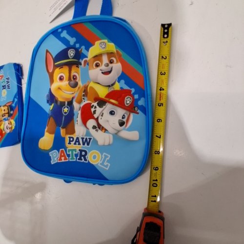 2PC MINI PAW PATROL BACKPACK AND PENCIL POUCH SET - 10" - BLUE image 2