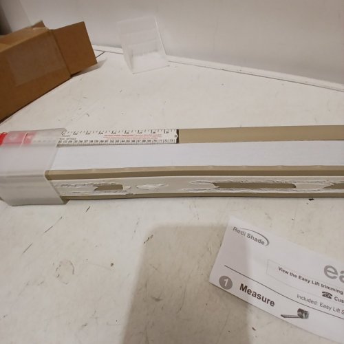 REDI SHADE EASY-LIFT BLACKOUT CORDLESS CELLULAR SHADE - 30" X 64" - NATURAL (MODEL: 3512455) image 4