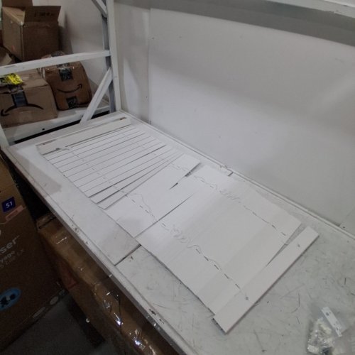 FAUX WOOD BLIND - 21 3/4" X 60" - WHITE image 5