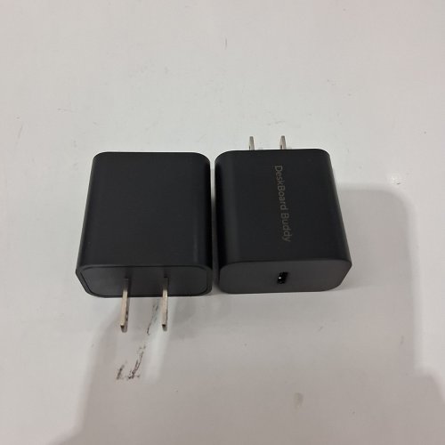 2PK DESKBOARD BUDDY USB- FAST CHARGING WALL PLUG - BLACK image 3