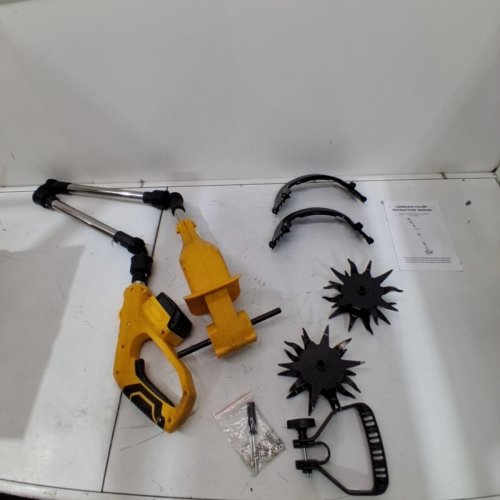 FORDWALT CORDLESS TILLER CULTIVATOR *TOOL ONLY* -18 V - 9" X 6.3" BLADE - 55" LENGTH - YELLOW (MODEL: T4F01) image 3
