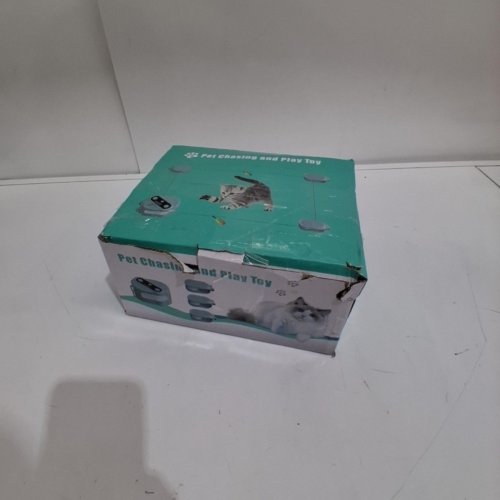 INTERACTIVE PET CHASING AND PLAY TOY. TRACK MOVING CHASE GAME - MINT GREEN image 6