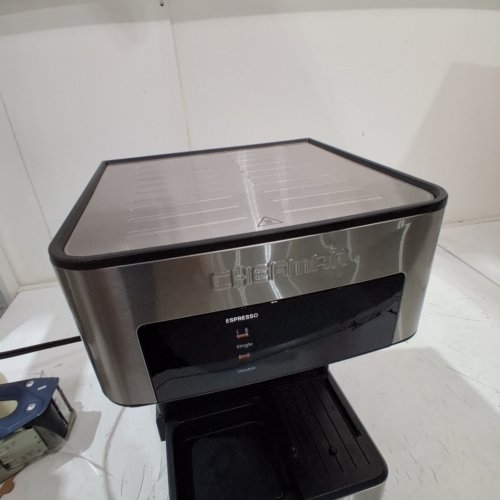 CHEFMAN 6-IN-1 ESPRESSO MACHINE - 15-BAR/1.8L WATER RESERVOIR - STAINLESS STEEL/BLACK (MODEL: RJ54-V2) image 2