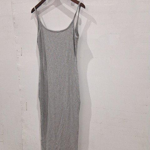 WOMEN'S SLEEVELESS BODY SHAPE DRESS - LARGE - GRAY image 2