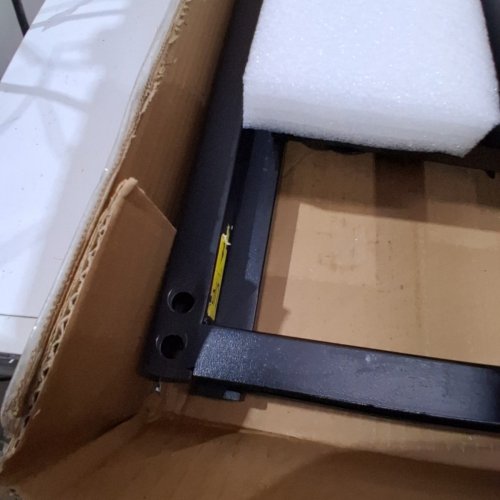 EAVESINCE METAL BED FRAME NO BOX SPRING NEEDED - QUEEN - BLACK (MODEL: EE18-4Q QUEEN) image 3