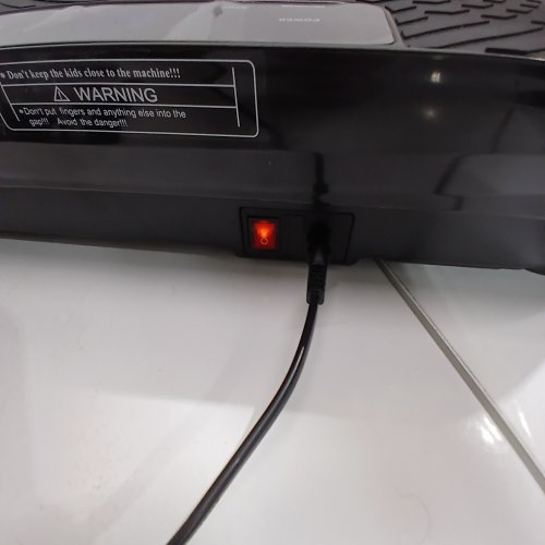 FEIERDUN VIBRATION PLATE EXERCISE MACHINE WITH LOOP BANDS- 330LBS MAX - BLACK (MODEL: FEDVP-LA) image 2