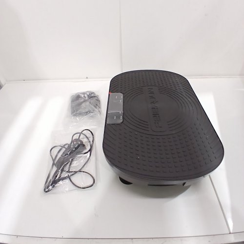 FEIERDUN VIBRATION PLATE EXERCISE MACHINE WITH LOOP BANDS- 330LBS MAX - BLACK (MODEL: FEDVP-LA) image 4