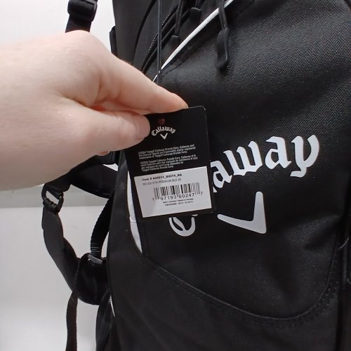 CALLAWAY PREMIUM CART GOLF BAG - BLACK/WHITE (MODEL: A00912_B0039_NA/1884127) image 6