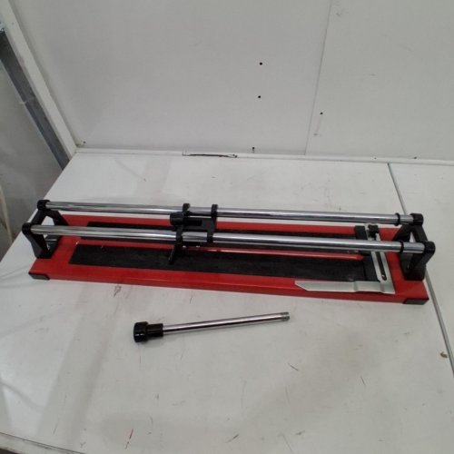 TOOLTECH REPLACEABLE CUTTING BLADES HEAVY DUTY TWO-ROD RAIL SYSTEM TILE CUTTER - 24" - RED (MODEL: 130024) image 2
