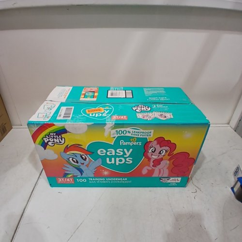 100PK PAMPERS EASY UPS PULL ON TRAINING UNDERWEAR - 3T/4T - MY LITTLE PONY image 3