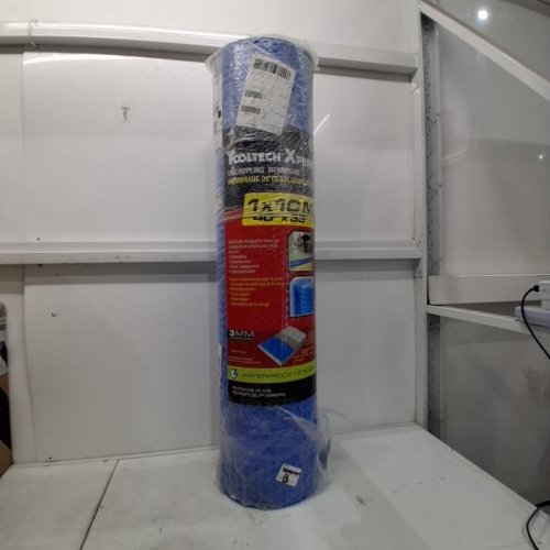 TOOLTECH XPERT TILE UNDERLAYMENT UNCOUPLING MEMBRANE- 33FT X 40"- BLUE (MODEL: ‎110510) image 2