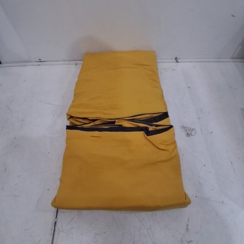 2PC KRINKLE DUVET COVER SET - QUEEN - MUSTARD image 4