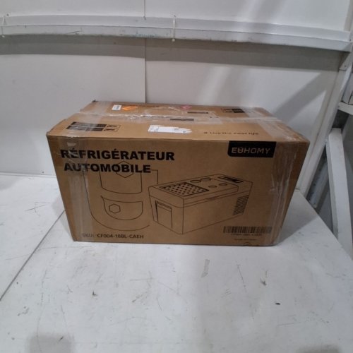 EUHOMY PORTABLE CAR REFRIGERATOR WITH APP CONTROL - 18L - 12V - FROM -4° TO 68°F - BLACK/GREY (MODEL: CFC-18 / CF004-18BL-CAEH) image 9