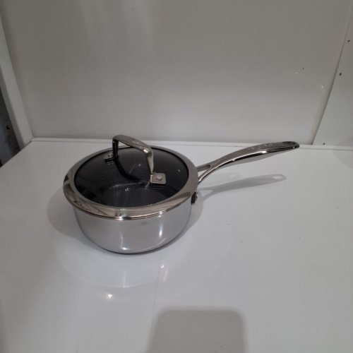 HENCKELS PARADIGM SAUCEPAN - 3-PLY FOR INDUCTION COOKTOP - 1.3 QT - STAINLESS STEEL image 4