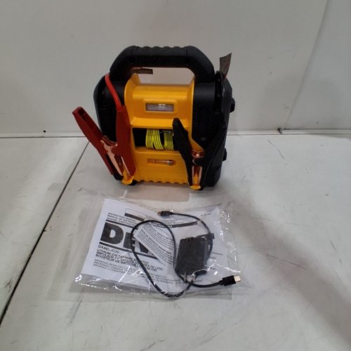 DEWALT JUMP STARTER WITH AIR COMPRESSOR - 2000A, 120 PSI, 60W, 15W - YELLOW AND BLACK (ITEM: 1680353) image 5