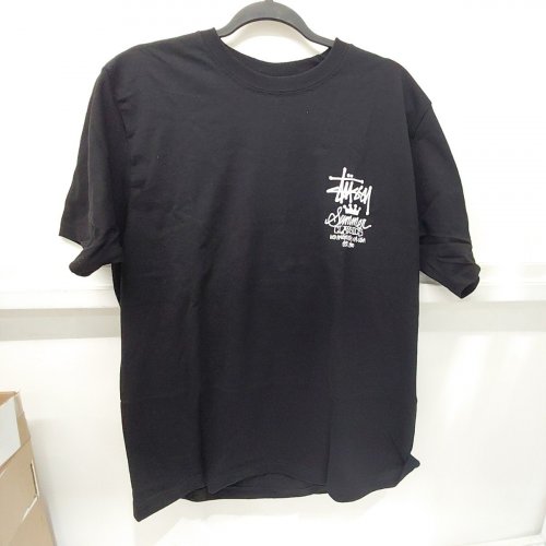 STUSSY SUMMER CLASSICS GRAPHIC SHORT SLEEVE T-SHIRT - MEDIUM - BLACK (STYLE: 1906197) image 2