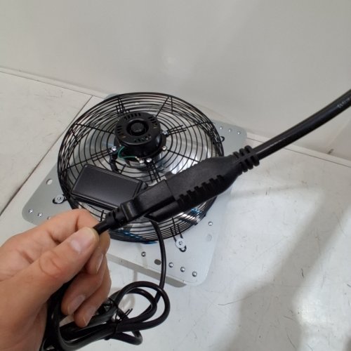 IPOWER SHUTTER EXHAUST FAN - 120V 60HZ 40W - SILVER GREY (MODEL: HIFANEXHAUST12) image 2