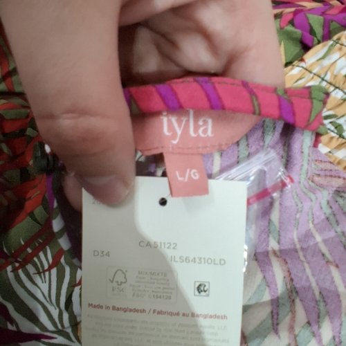 WOMAN'S IYLA SLEEVELESS FLORAL DRESS - LARGE - MULTICOLOUR image 3