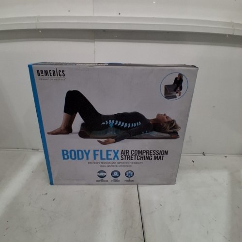 HOMEDICS BODY FLEX AIR COMPRESSION STRETCHING MAT - CHARCOAL GRAY AND LIME GREEN (MODEL: BM-AC107) image 3