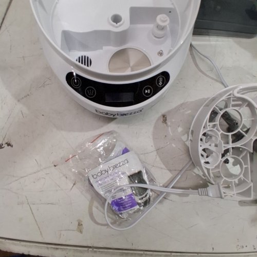 BABY BREZZA BOTTLE WASHER PRO ALL-IN-ONE STERILIZER & DRYER - HOLDS 4 BOTTLES - GREY/WHITE (MODEL: BRZ0103) image 7