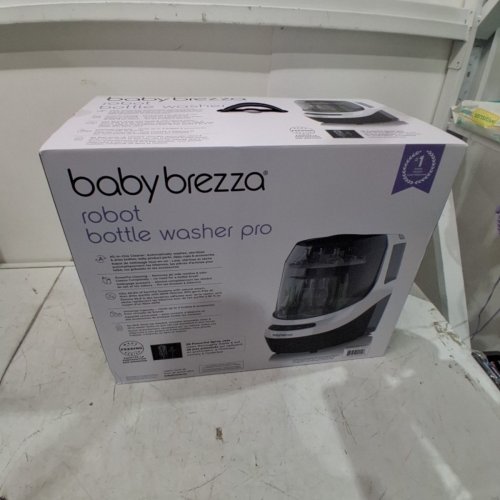 BABY BREZZA BOTTLE WASHER PRO ALL-IN-ONE STERILIZER & DRYER - HOLDS 4 BOTTLES - GREY/WHITE (MODEL: BRZ0103) image 10
