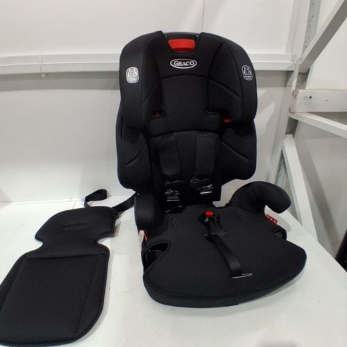 GRACO TRANZITIONS 3-IN-1 HARNESS/HIGHBACK/BACKLESS BOOSTER CAR SEAT - 100LBS MAX/CAP - PROOF/BLACK (MODEL: 2035724) image 3