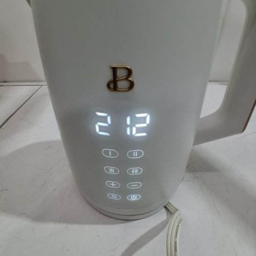 BEAUTIFUL ELECTRIC KETTLE WITH ONE-TOUCH ACTIVATION - 1500W - 1.7L - WHITE (MODEL: KES5212) image 2
