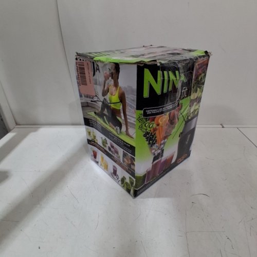 NINJA FIT COMPACT PERSONAL BLENDER - 700W BASE, (2) 16OZ CUPS AND SPOUT LIDS - BLACK (MODEL: QB3000SSC) image 4