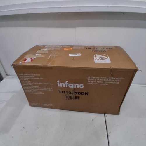 INFANS 6-IN-1 FOLDABLE ADJUSTABLE TODDLERS TRICYCLE - 28" - BLACK (MODEL: TQ10476DK) image 4