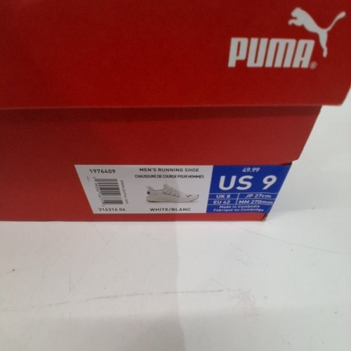 MEN'S PUMA RUNNING SHOE - SIZE 9 - WHITE (STYLE: 1976408) image 2