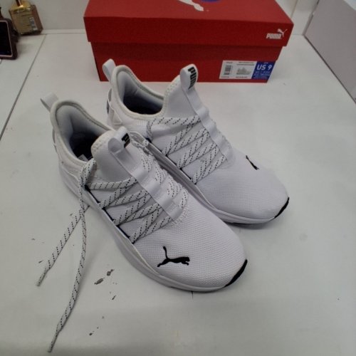 MEN'S PUMA RUNNING SHOE - SIZE 9 - WHITE (STYLE: 1976408) image 3