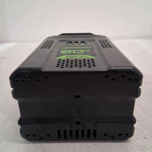 GREENWORKS RECHARGEABLE LITHIUM ION BATTERY - 80V - 2.0AH - BLACK/GREEN (MODEL: BAB740) image 5