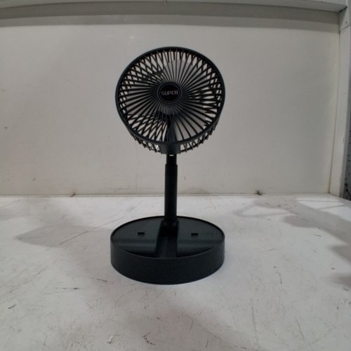 PORTABLE FOLDING RECHARGEABLE FAN - 14.17FT' - 3.13FT - DARK GREEN (MODEL : S18) image 4