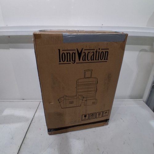 3PC LONG VACATION LUGGAGE SET (CARRY ON,DUFFEL BAG AND TOILETRY BAG) - 20" CARRY ON - BLACK/BROWN (MODEL: LV402) image 9