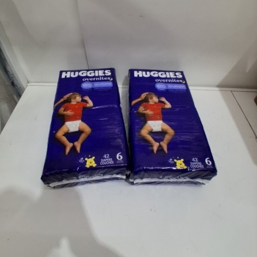 84PK HUGGIES OVERNITES DIAPERS - SIZE 6 - WINNIE THE POOH image 2