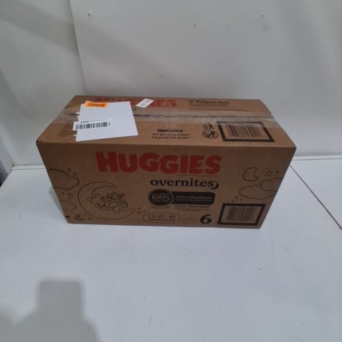 84PK HUGGIES OVERNITES DIAPERS - SIZE 6 - WINNIE THE POOH image 3