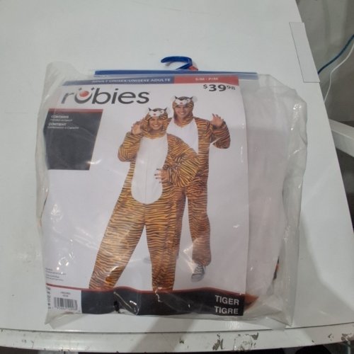 UNISEX RUBIES TIGER ONESIE COSTUME - SMALL - ORANGE/BLACK (STYLE: 702799) image 2