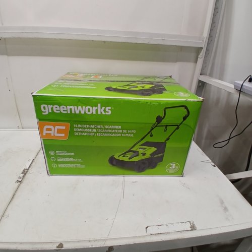 GREENWORKS 13 AMP CORDED DETHATCHER - 14" - (MODEL: DT13B00 / DHA103) image 7