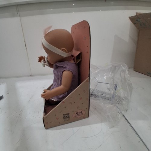 LULLABABY BABY DOLL WITH LILAC JUMPER - 14” image 3
