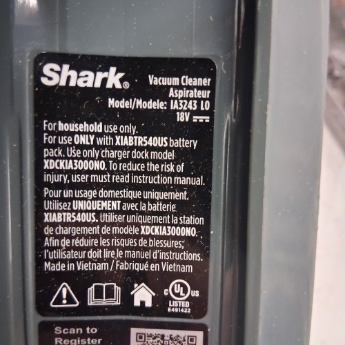 SHARK POWERDETECT CLEAN & EMPTY CORDLESS STICK VACUUM - 120 V - FROSTED SAGE (MODEL: IA3243) image 3