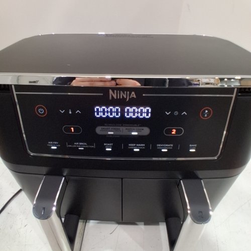 NINJA FOODI 6-IN-1 DUALZONE XL AIR FRYER, 2 INDEPENDENT BASKETS - 10QT./XL - BLACK (MODEL: DZ302C) image 2