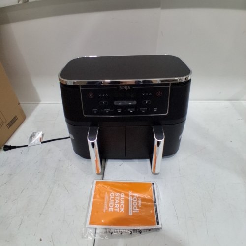 NINJA FOODI 6-IN-1 DUALZONE XL AIR FRYER, 2 INDEPENDENT BASKETS - 10QT./XL - BLACK (MODEL: DZ302C) image 3