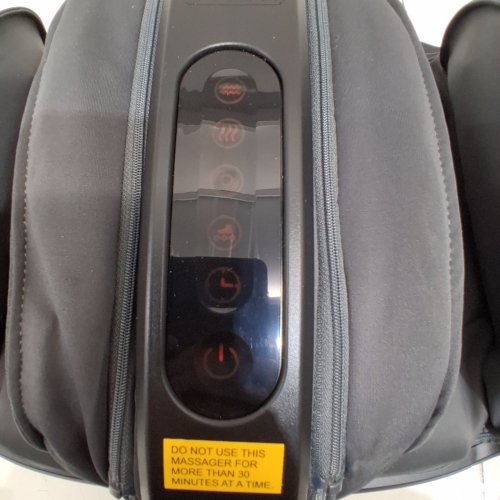 NEKTECK SHIATSU FOOT & CALF MASSAGER WITH HEAT FUNCTION AND REMOTE CONTROL - BLACK (MODEL: NK-FLM02) image 2