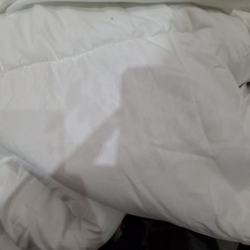CASA PLATINO ALTERNATIVE MICROFIBER COMFORTER - FOR ALL SEASONS - KING - WHITE image 4