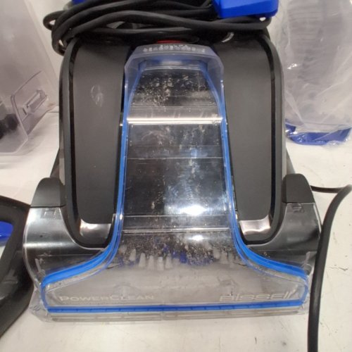 BISSELL POWERCLEAN TURBOBRUSH PET UPRIGHT CARPET CLEANER, POWERFUL & LIGHTWEIGHT - 120V - BLUE (MODEL : 3938C) image 4