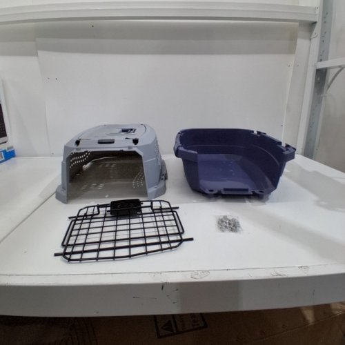MIDWEST HOMES FOR PETS SKUDO PLASTIC PET DOG/CAT CARRIER - EXTRA SMALL/19" - BLUE (MODEL: 1419SGU) image 2