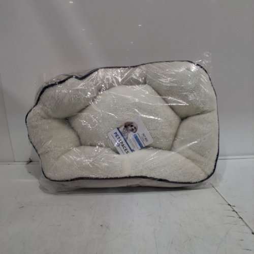 PETSPACES PLUSH DOG BED - SMALL - CREAM (MODEL: 2610W) image 3